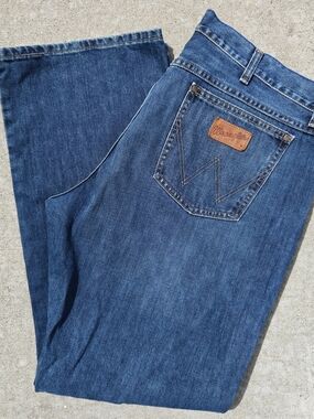 Wrangler Retro Slim Fit Bootcut Jeans 40x32 100% Cotton 77MWZRW